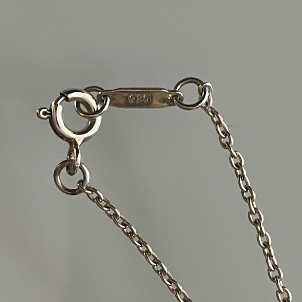 Vintage Tiffany & Co White & Yellow Daisy Sterling Silver Necklace - Picture 5 of 8